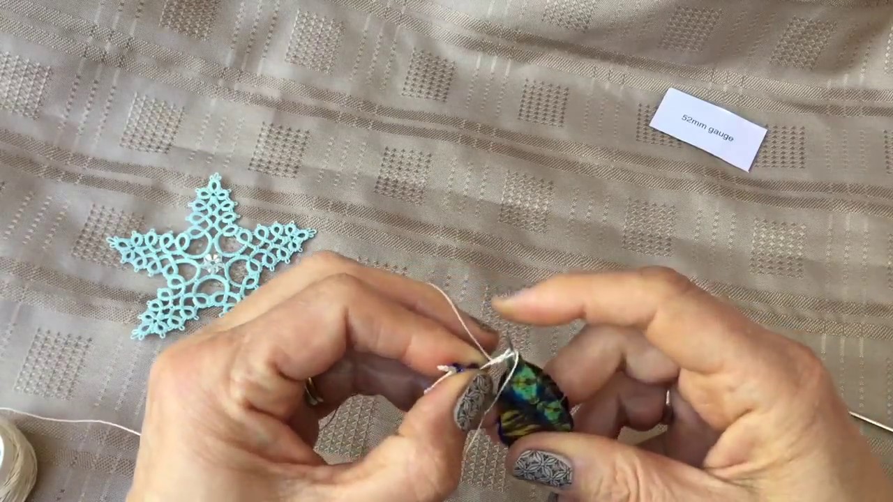 Tatting - A Crystal Star
