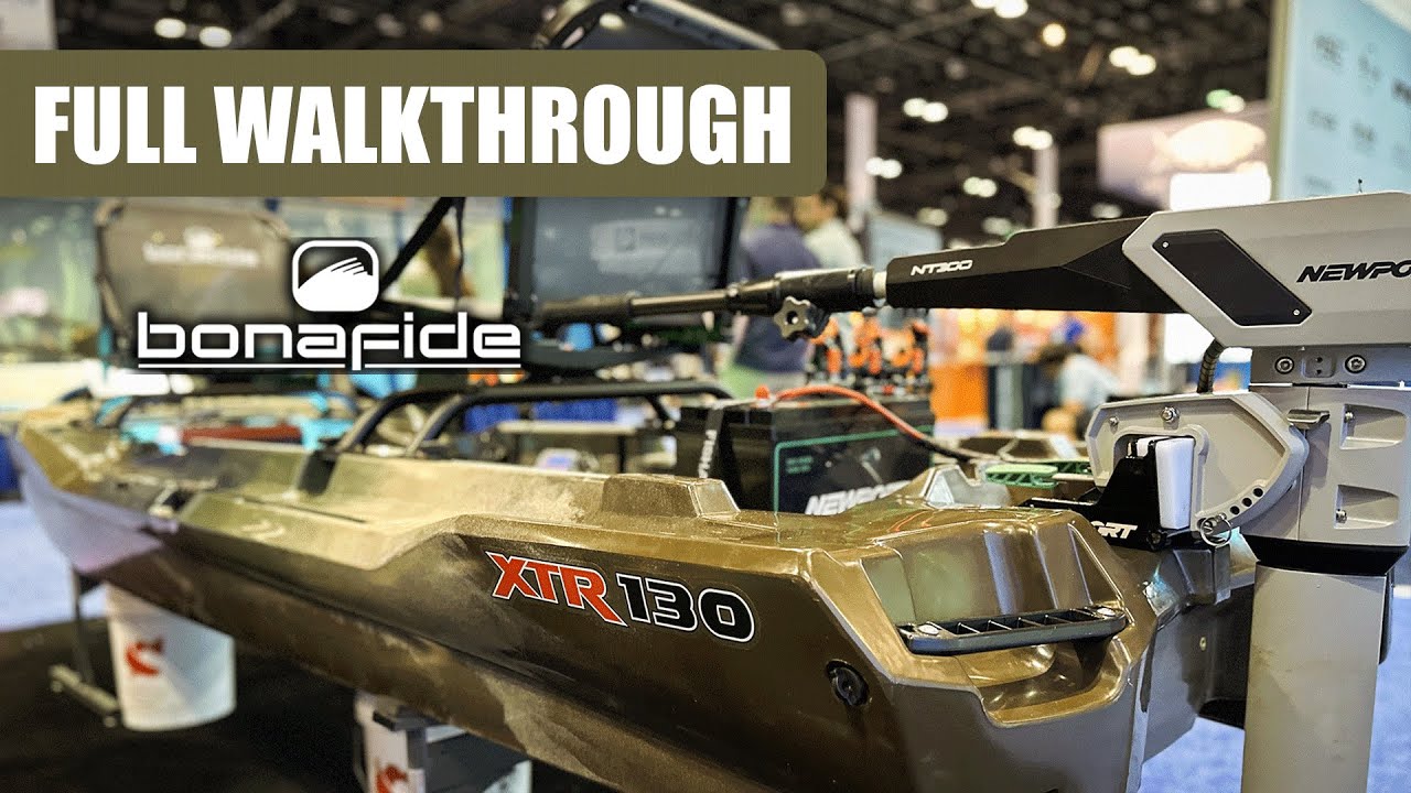 Bonafide XTR130 ПОЛНЫЙ ОБЗОР | Сделано в США | Каяк XTR 130
