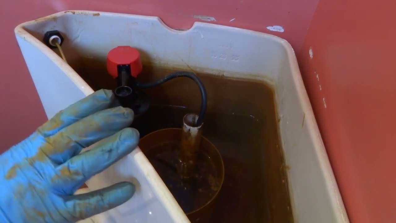 OLD LEAKING TOILET REBUILT PART 2 OF 2