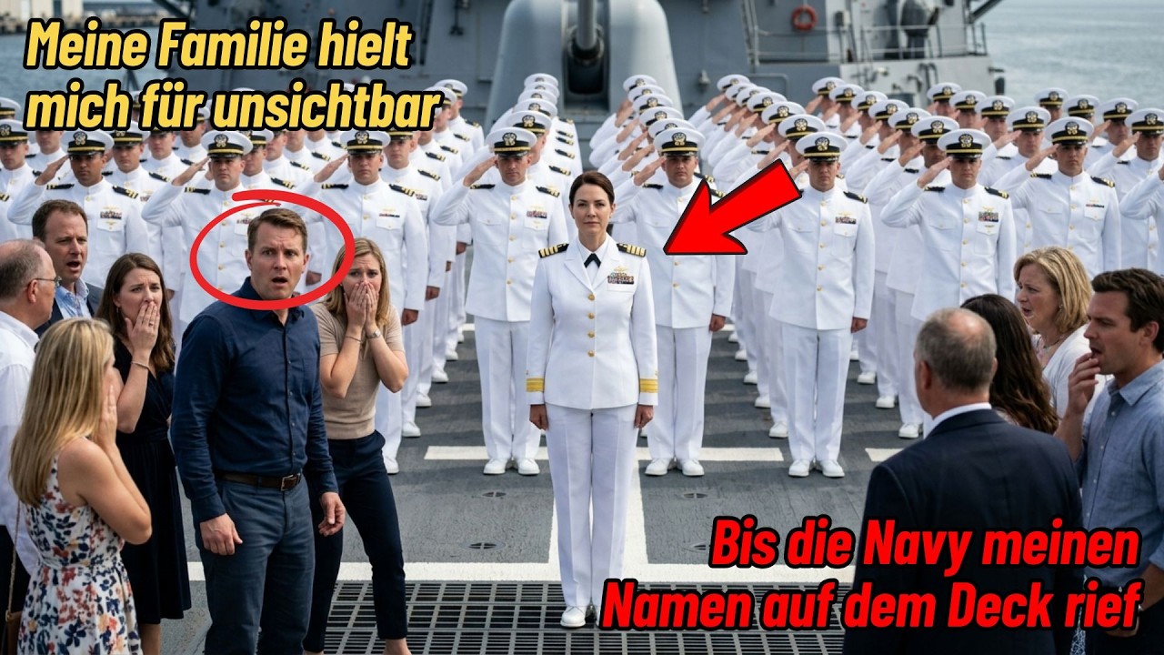Meine Familie hielt mich für unsichtbar – bis die Navy meinen Namen auf dem Deck rief