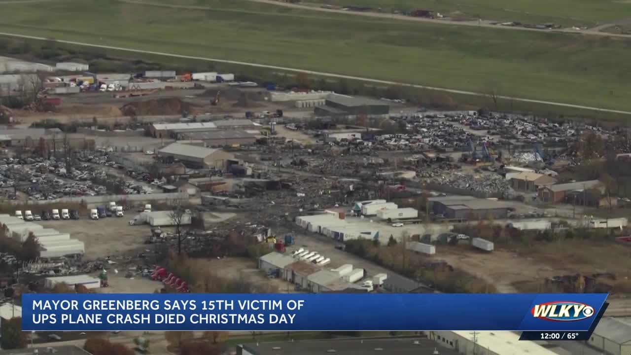 15th victim dies after UPS plane crash in Louisville