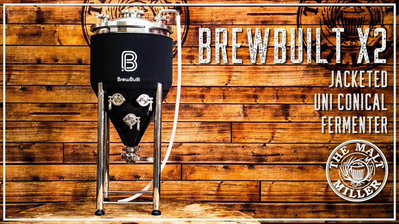 BrewBuilt™ X2 Jacketed Uni Conical Fermenters | Pressure Fermentation |The Malt Miller Home Brew