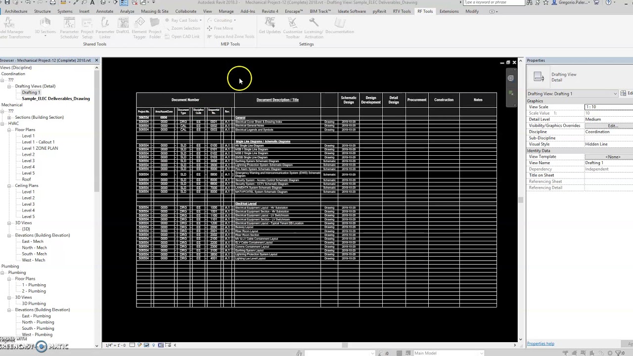 Importing Excel sheets into REVIT