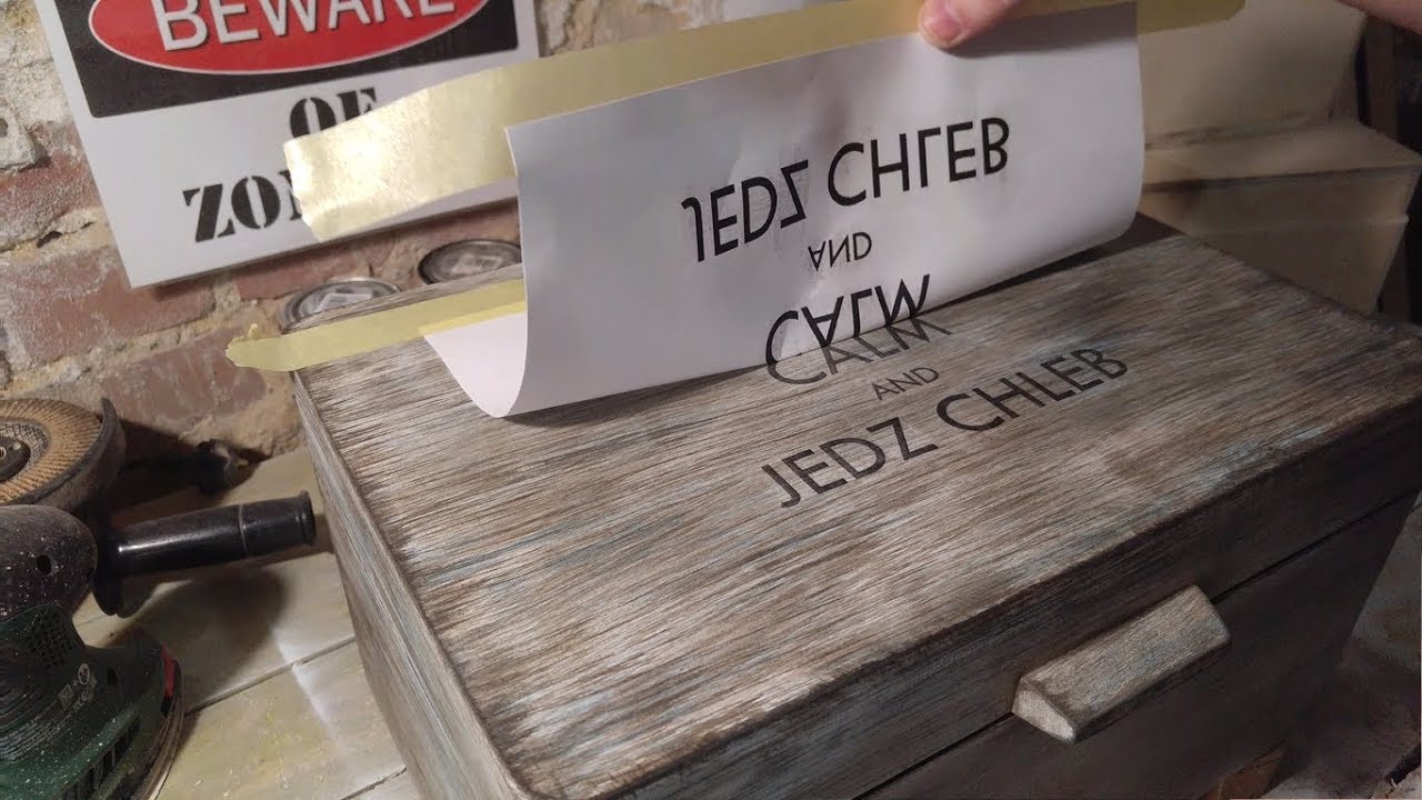 Jak wykonać transfer wydruku na drewno / Transfer prints to wood