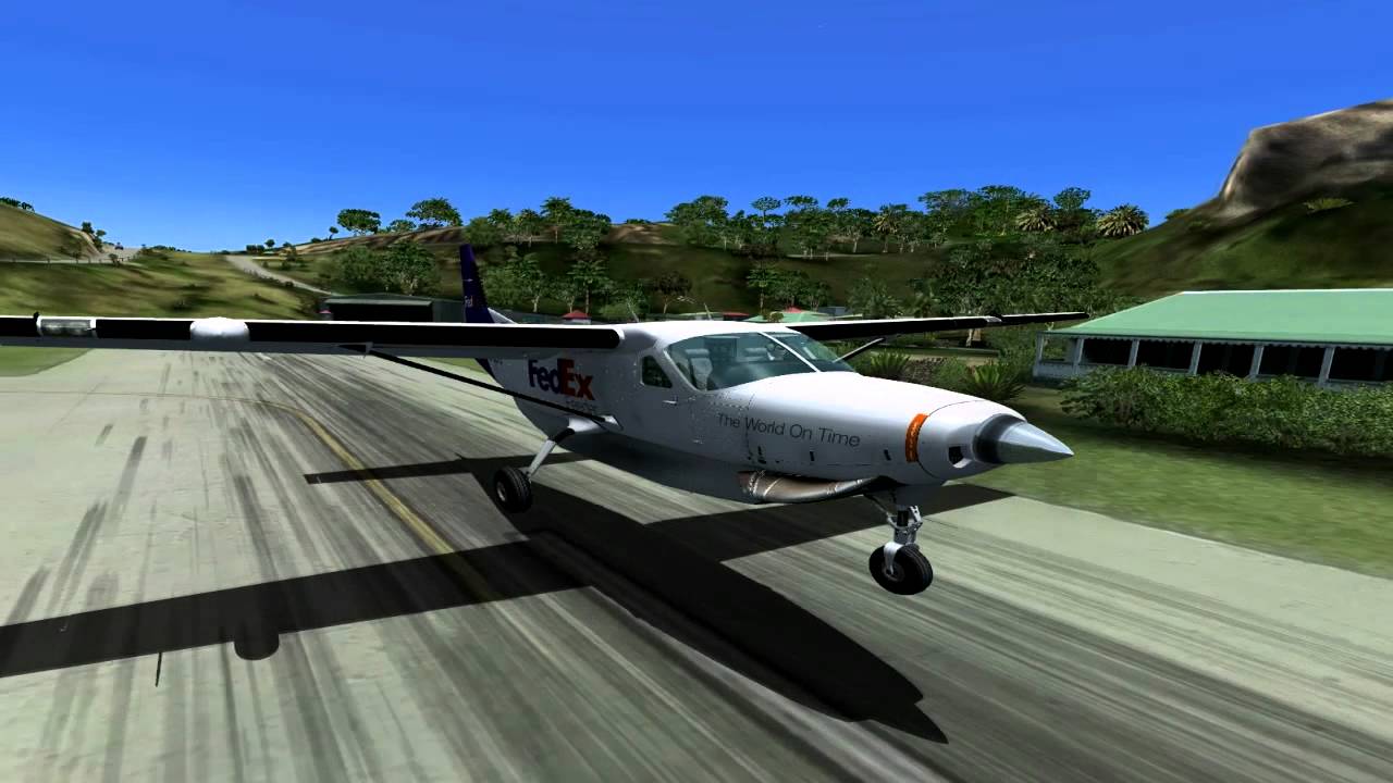 FSX 2018 ST BARTHS CRAZY LANDING!!!