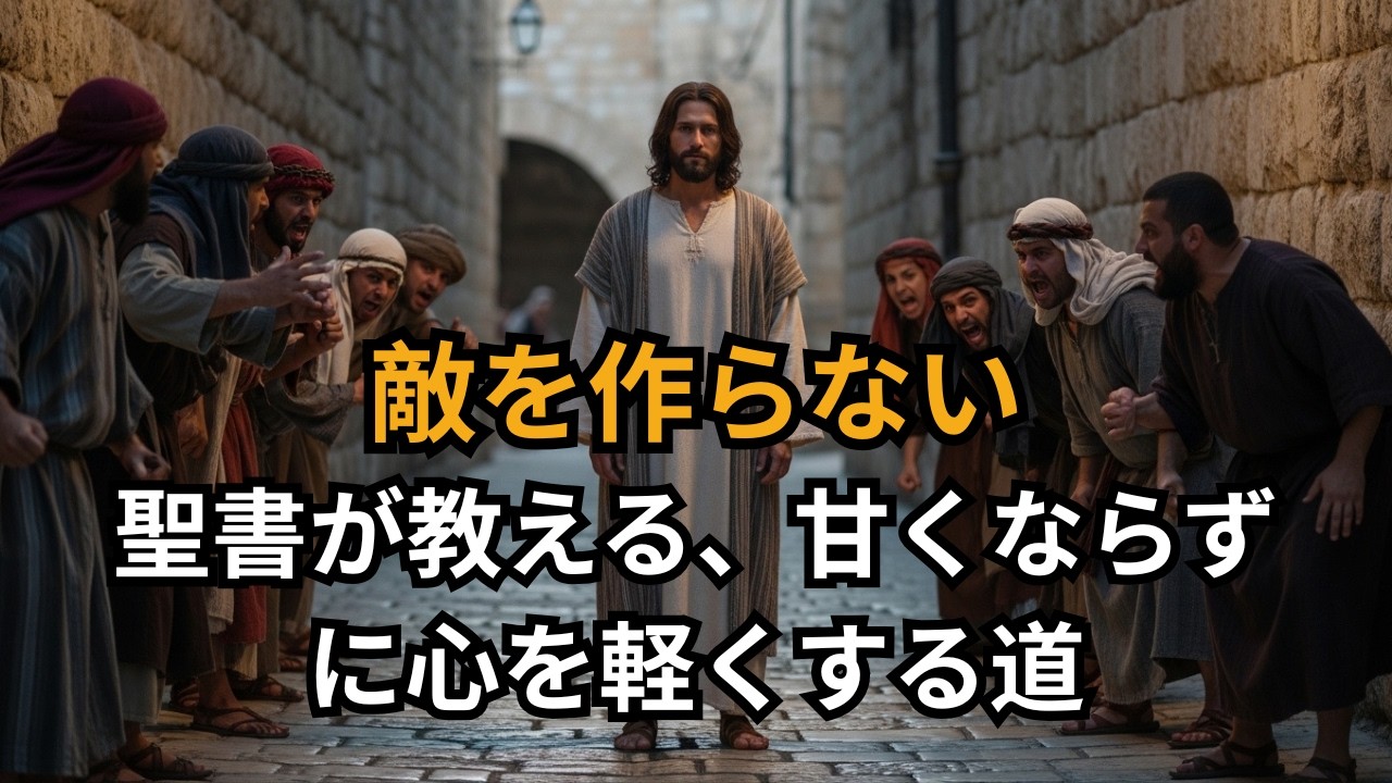 人があなたに何をするかはコントロールできない。でも、誰も「敵」として心に住まわせないと、神の前で決めることはできる。