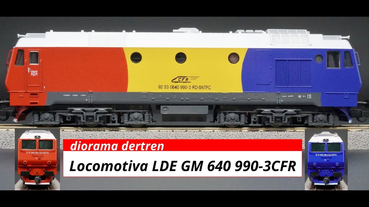 Locomotiva diesel LDE GM 640 990-3