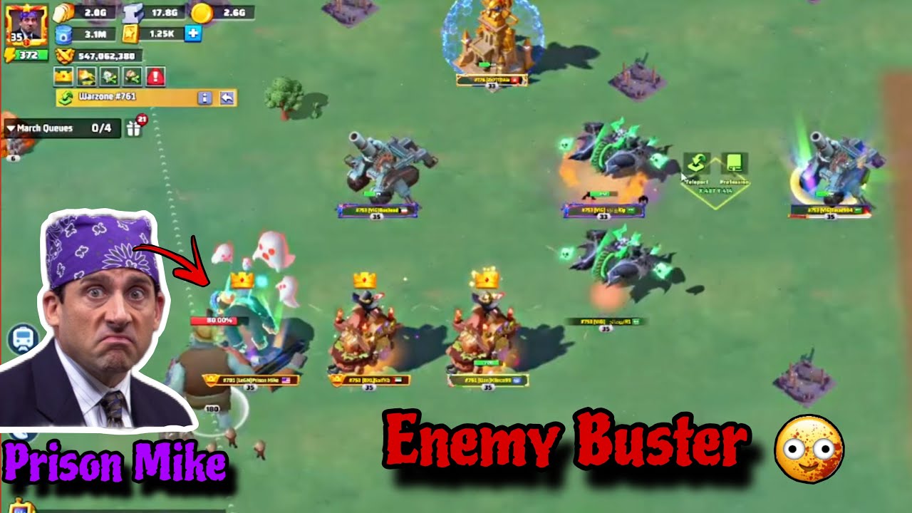 Last war : Enemy Buster day - Prison Mike 701