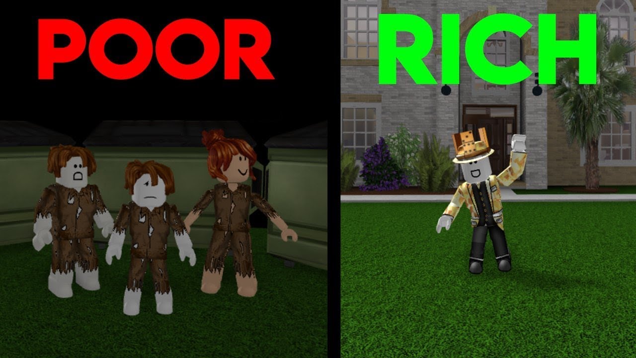 Poor To Rich | Roblox A Sad Bloxburg Movie