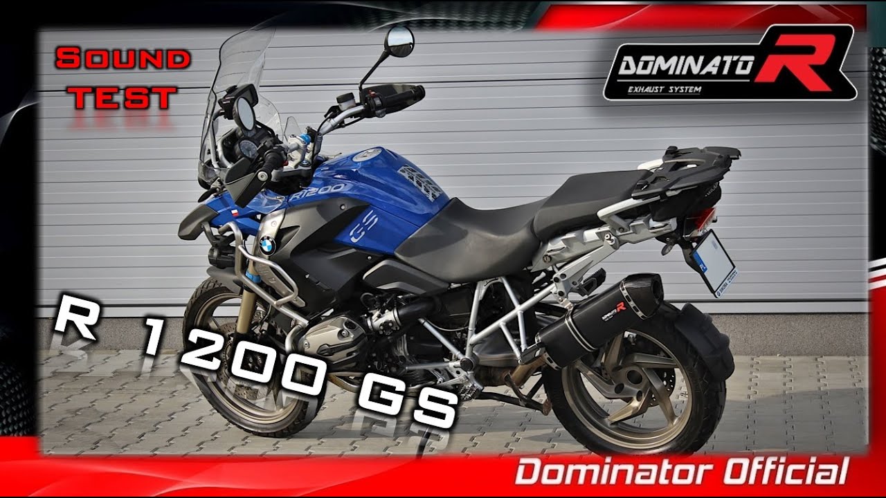 BMW R 1200 GS 2008 🔥 Pure Sound 🔊 Dominator Exhaust System 🎧HQ Sound 🇵🇱 ⚡Exhaust Compilations