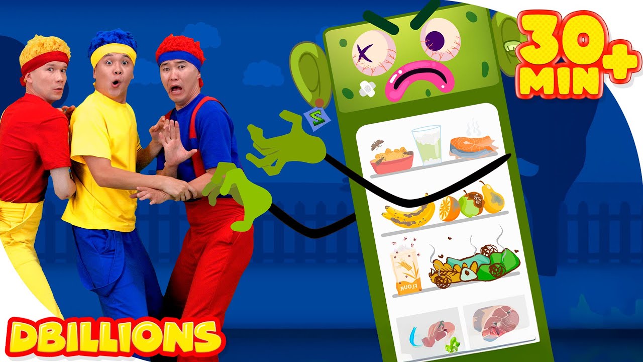 Refrigerador Zombi | MEGA Compilación | D Billions Canciones Infantiles