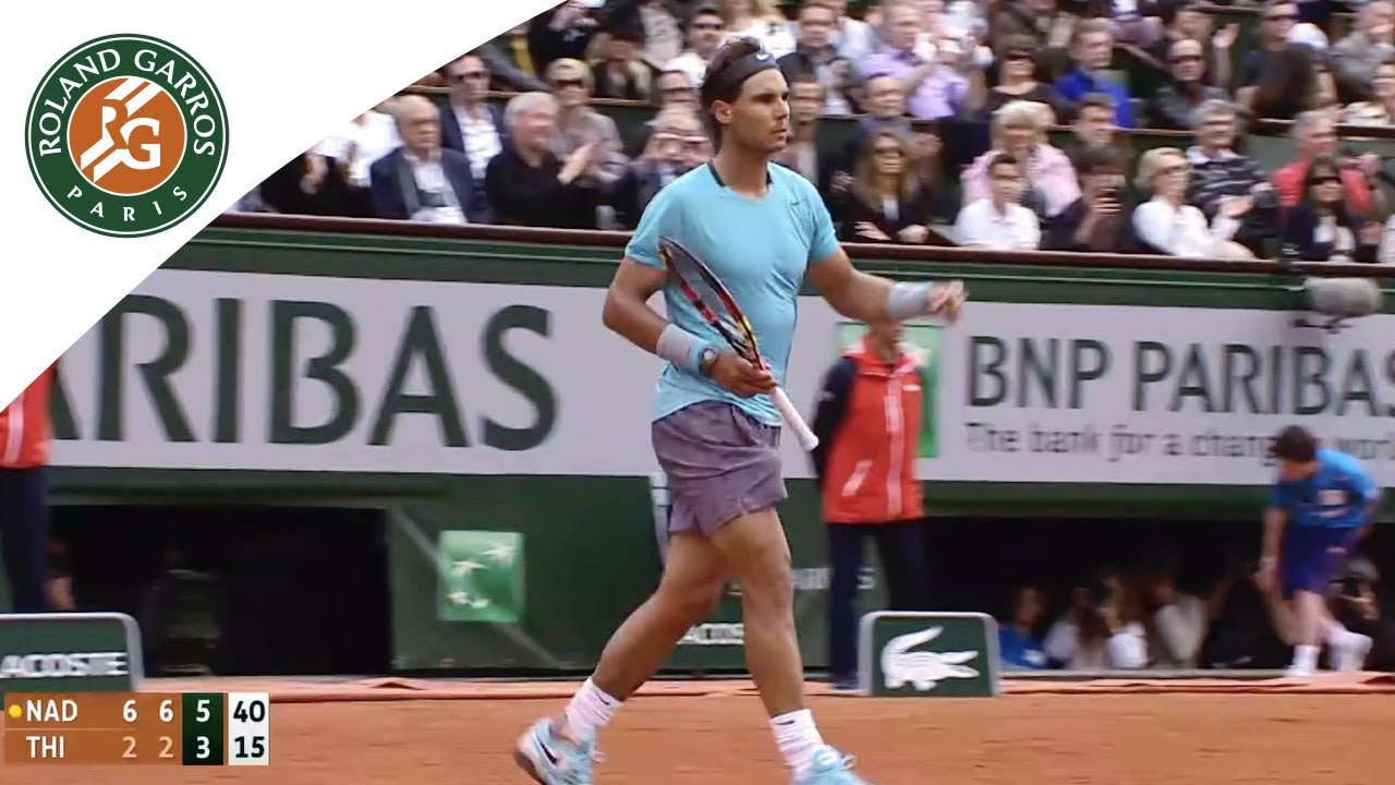 Rafael Nadal v Dominic Thiem Highlights - Men's Round 2 2014 - Roland Garros