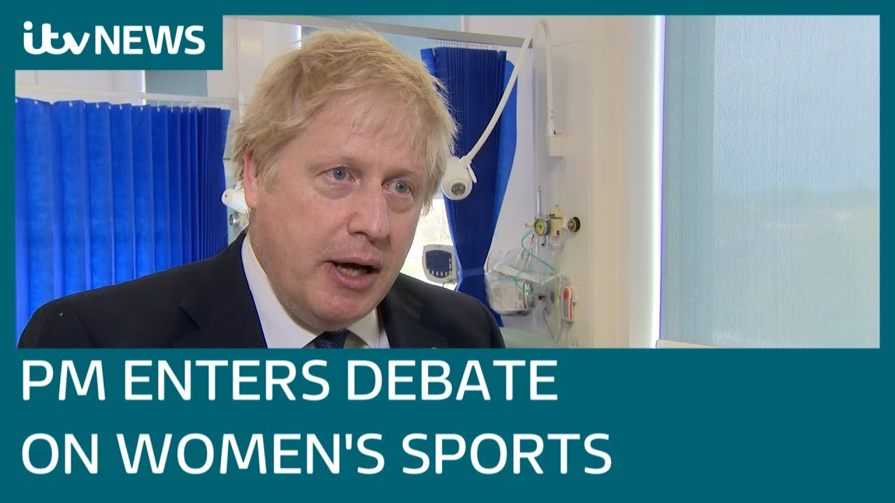 'Biological males' should not be competing in women's sports, Boris Johnson says | ITV News