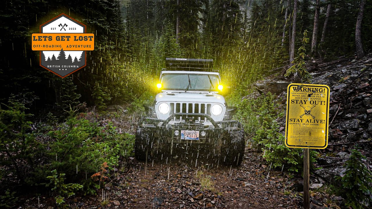 Traversing DANGEROUS Shelf Roads In a Lightning Storm