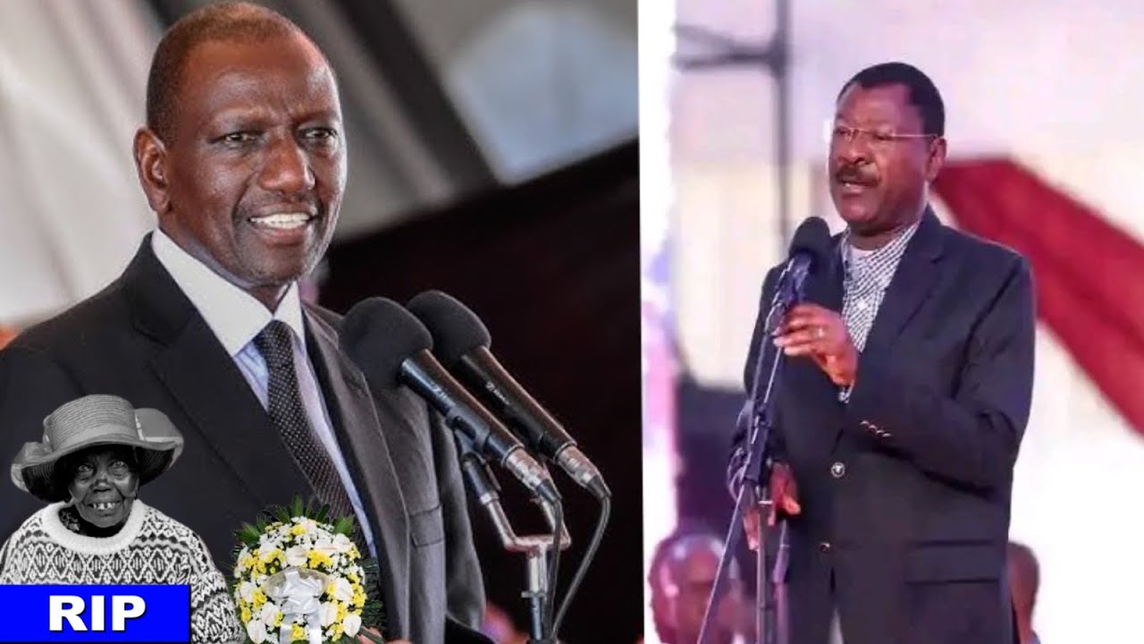 LIVE: Pres Ruto and other leaders in Uasin Gishu County attending burial of Senator Mandago's mother