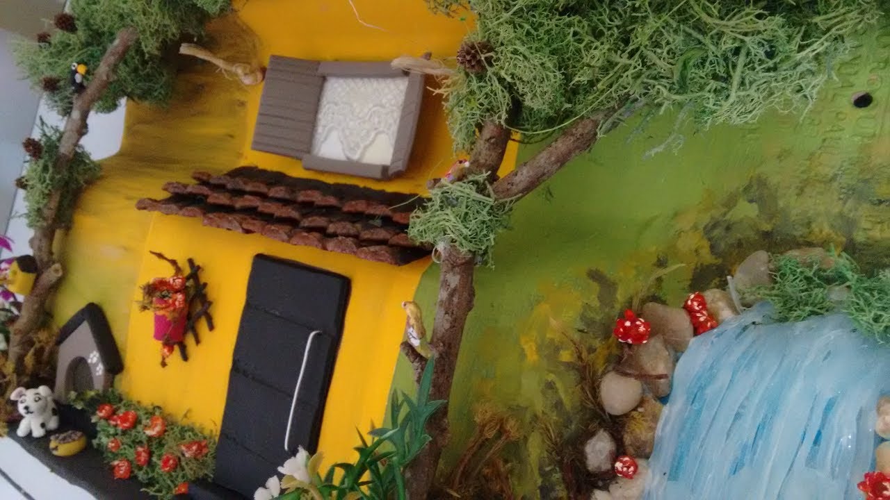 DIY - TELHA DECORADA - TEMA NATUREZA (parte2)