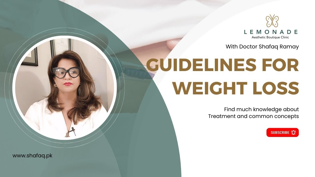 Guidelines for Losing Weight | Patient Education | Dr Shafaq Ramay | Islamabad Lahore Karachi