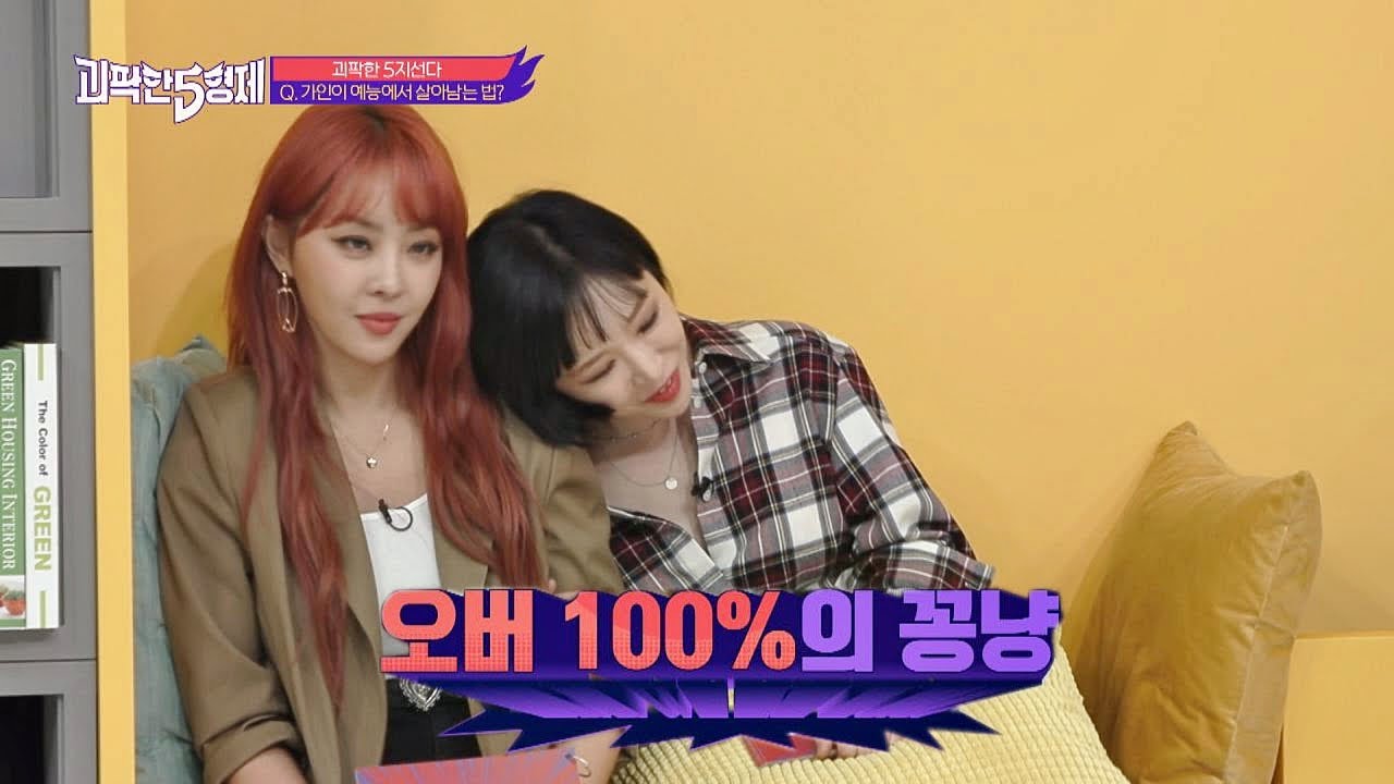 ♡불화설을 의식한 나르샤-가인의 오버 100%의 어색 꽁냥♡  괴팍한5형제(5bros) 2회