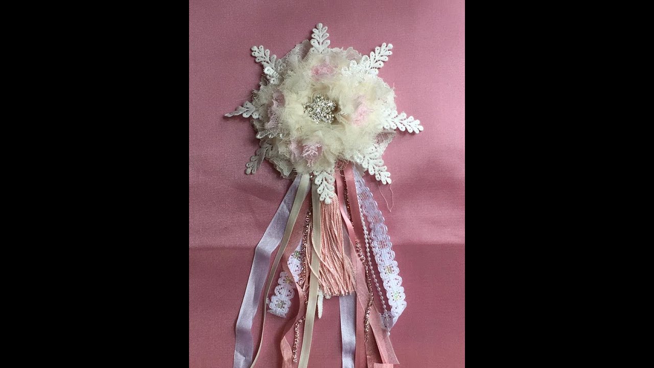 Shabby Flower series pt 4.... gathered luxury flower