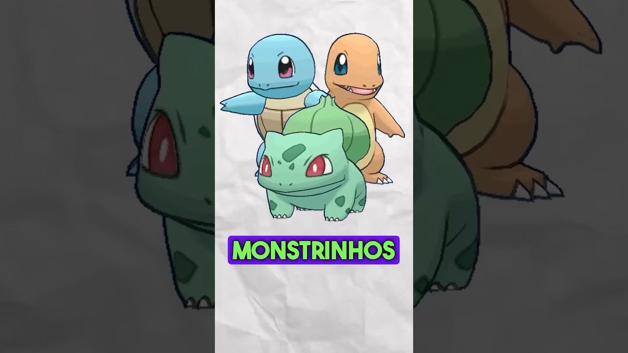 QUAL &Eacute; O MELHOR POK&Eacute;MON INICIAL de KANTO? #shorts #pokemon #pokemonfirered #games