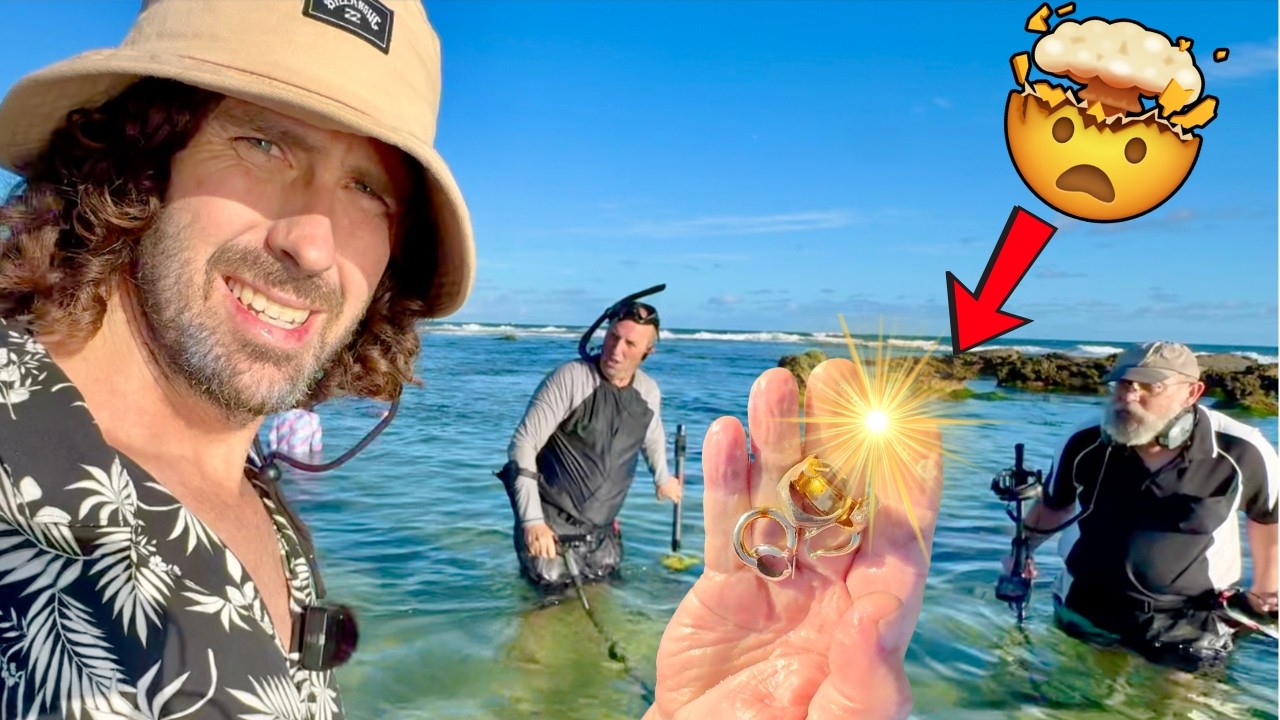 Metal Detecting a popular Swimming Hole in Australia