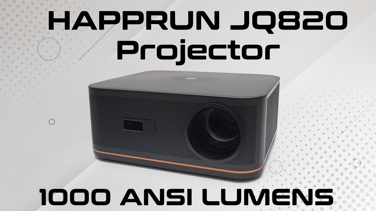 HAPPRUN JQ820 projector Full Size 1000 ANSI Projector Review