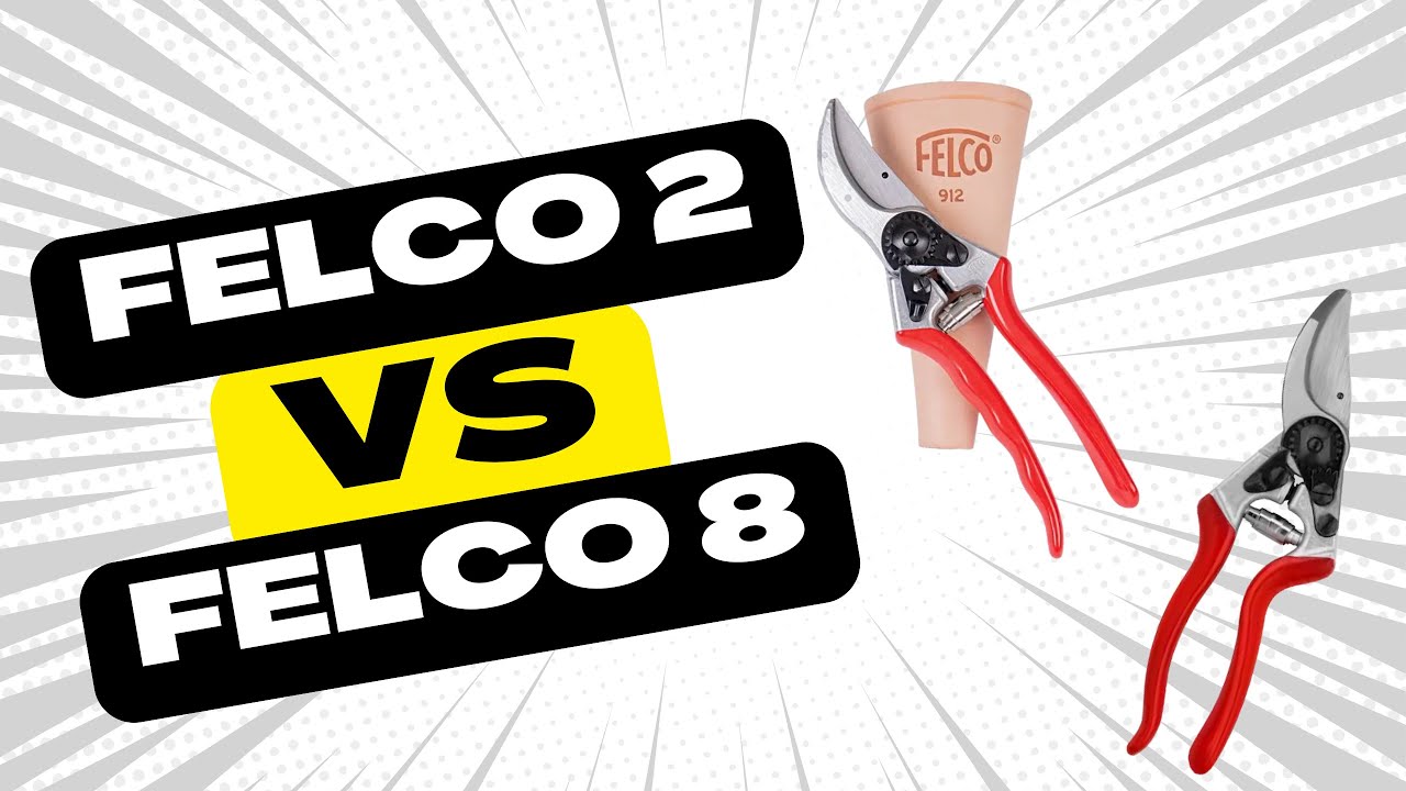 Felco 2 vs Felco 8 Hand Pruners Review (from someone with carpal tunnel)