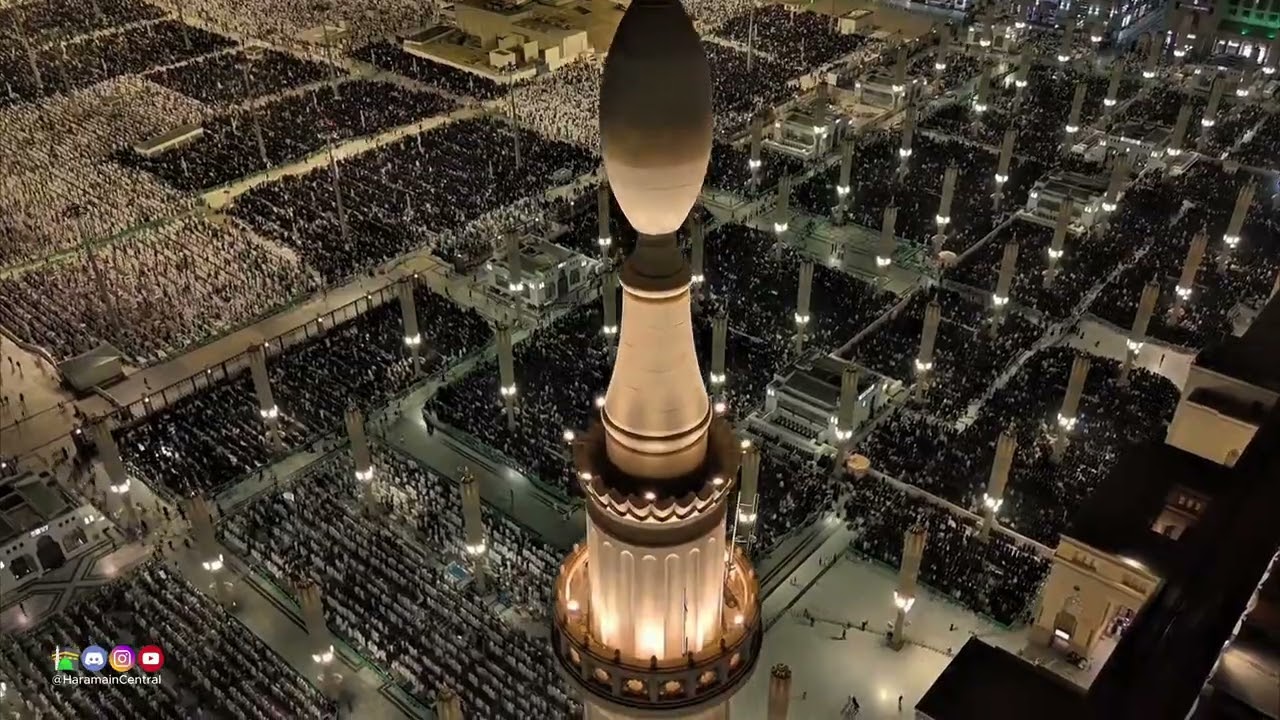 Drone Footage of Masjid An Nabawi during the Dua Khatam Al Quran