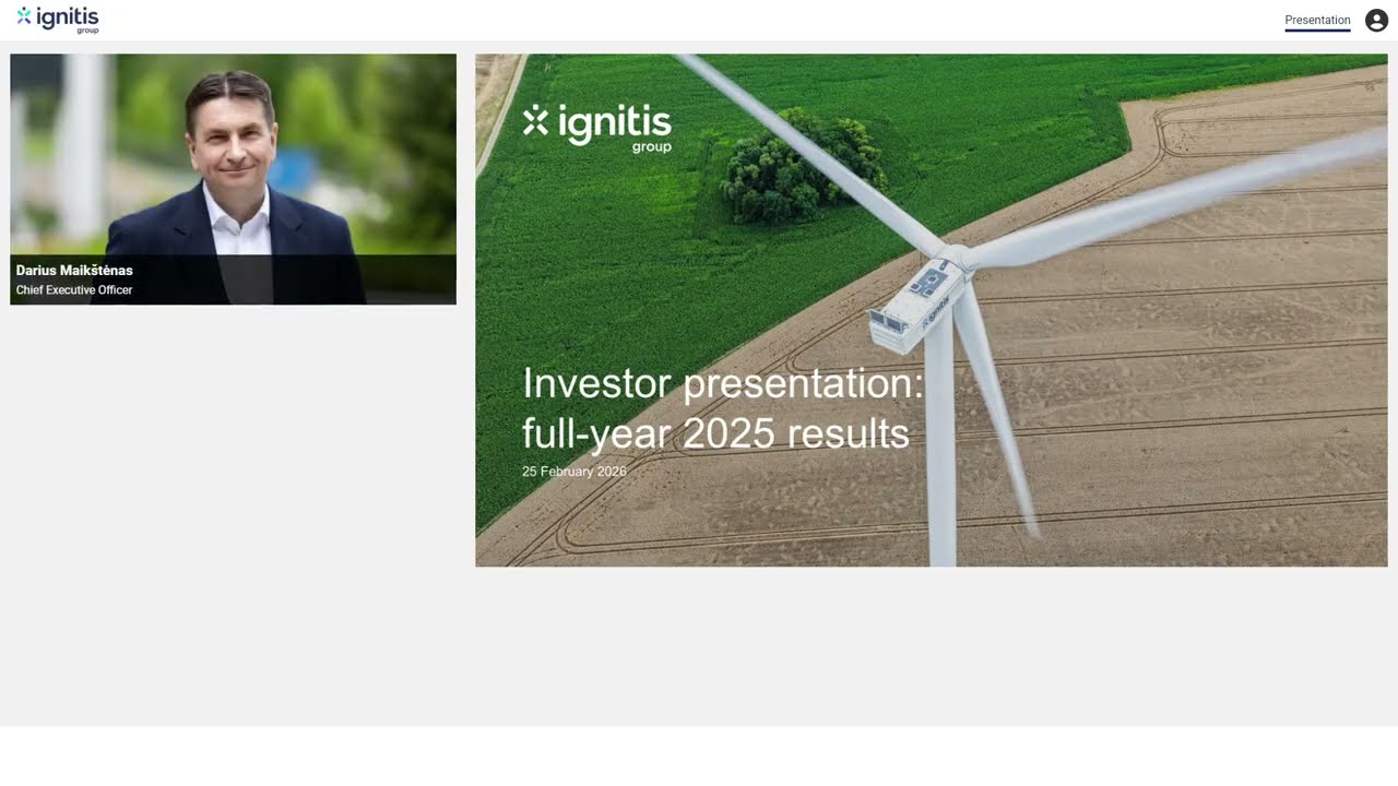 Ignitis Group FY 2025 earnings call