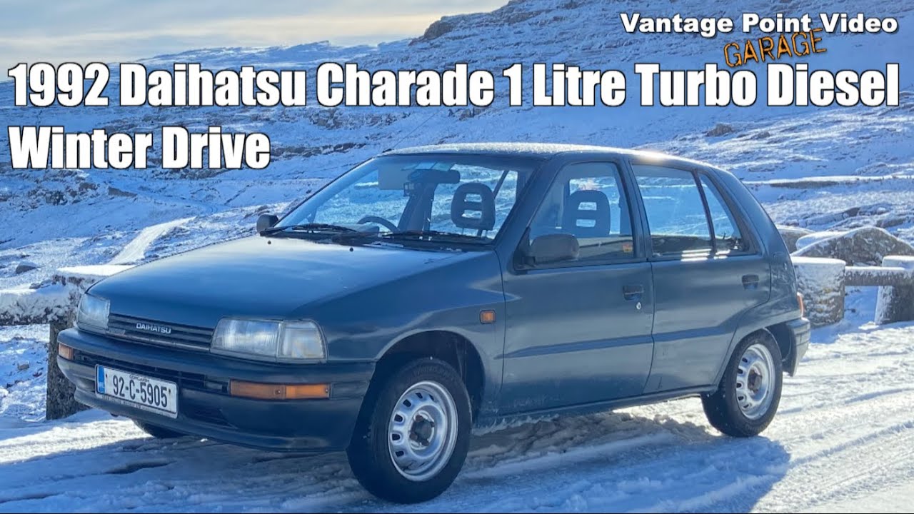 Winter Drive in Restored 1992 Daihatsu Charade 1 Litre Turbo Diesel