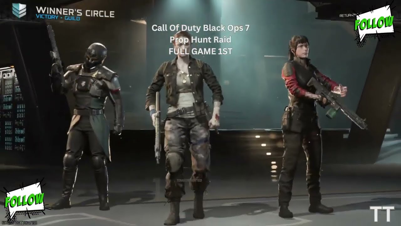Call Of Duty Black Ops 7 Prop Hunt Raid FULL GAME 1ST [Tina Tormented] COD BO7 Gameplay