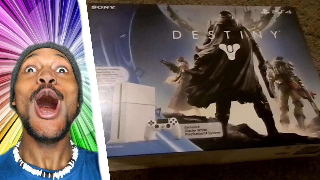 SUBSCRIBER GIFT!? WHITE PS4 DESTINY BUNDLE UNBOXING!
