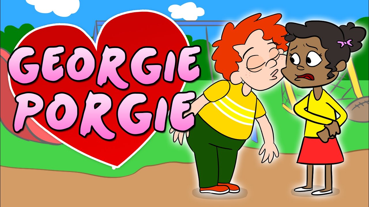 Georgie Porgie 🐟 🥧 Nursery Rhyme for PreSchool Kids | Cool School