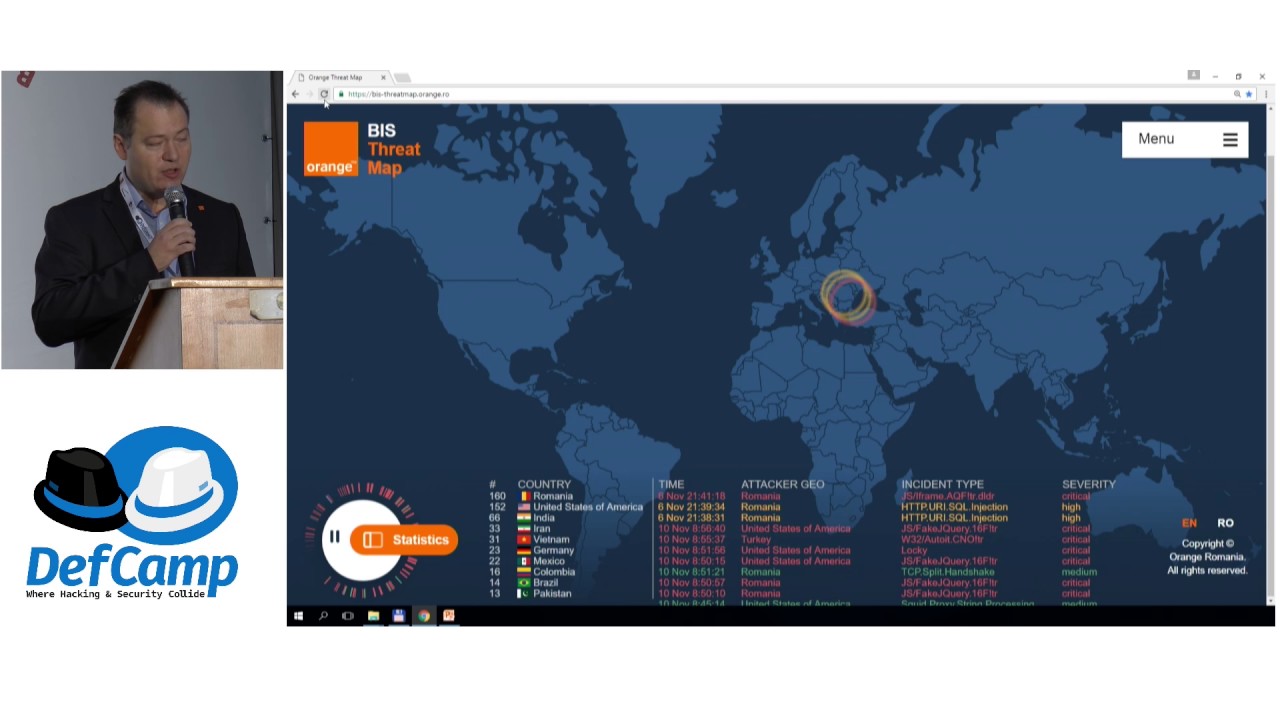 DefCamp 2016 - Opening Speech Track #1 from Stefan Slavnicu, CTO Orange Romania