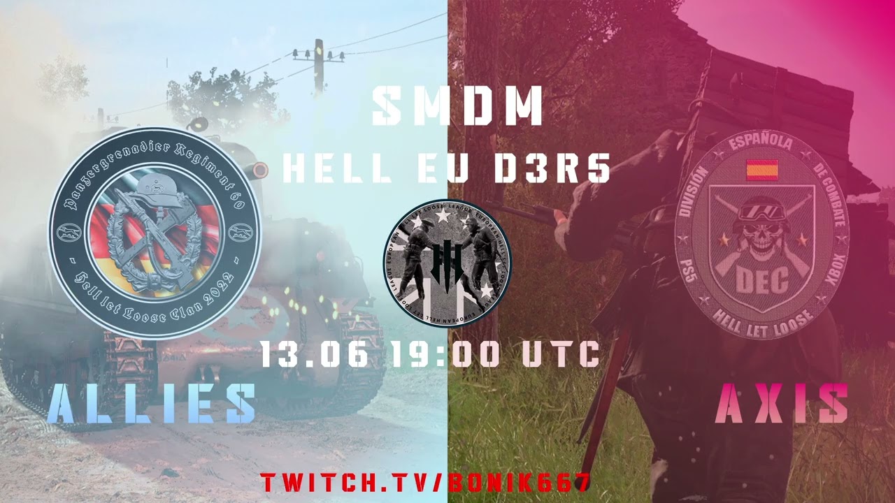 Hell Let Loose | Hell EU | PG60 vs DEC | Round 5 | SMDM Day