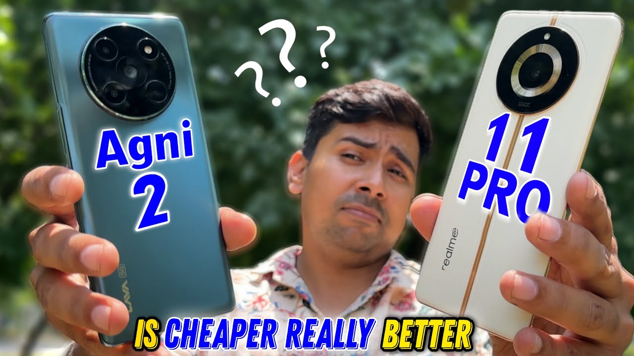Realme 11 Pro vs Lava Agni 2 5g : Don't Spend More ! - Camera Test, Speed Test, Pubg Test & More