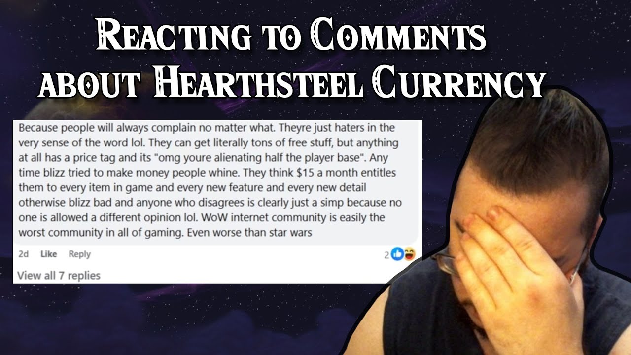 Реакция на комментарии на Hearthsteel