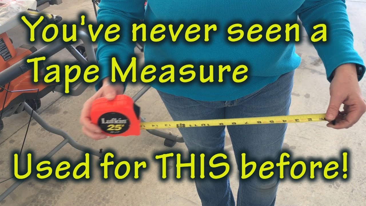 You've Never Seen a Tape Measure Used for THIS Before!