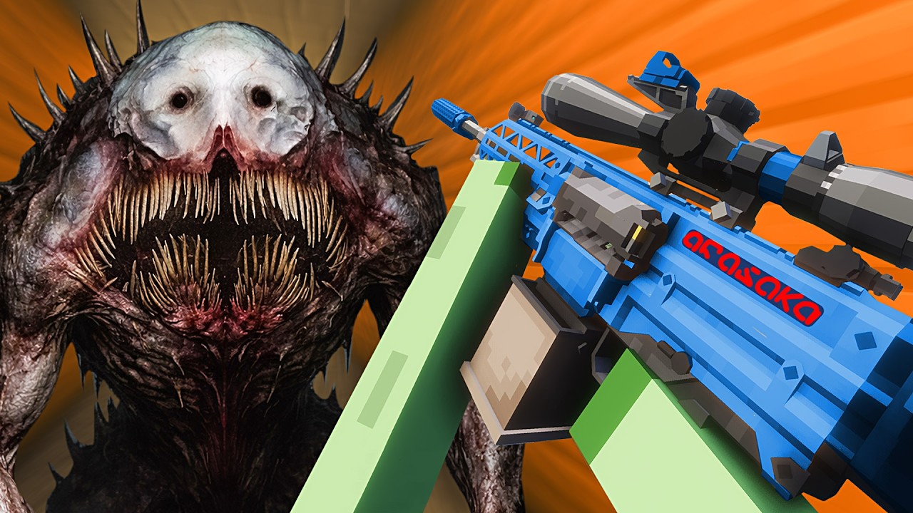 Hunting BIGGEST Horror Mods with guns