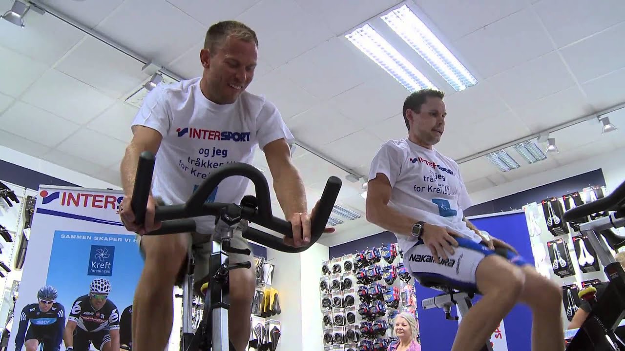 Spinning med Thor Hushovd, Edvald Boasson Hagen og Bjorn Selander
