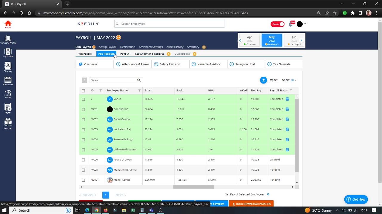 Kredily - Payroll Training