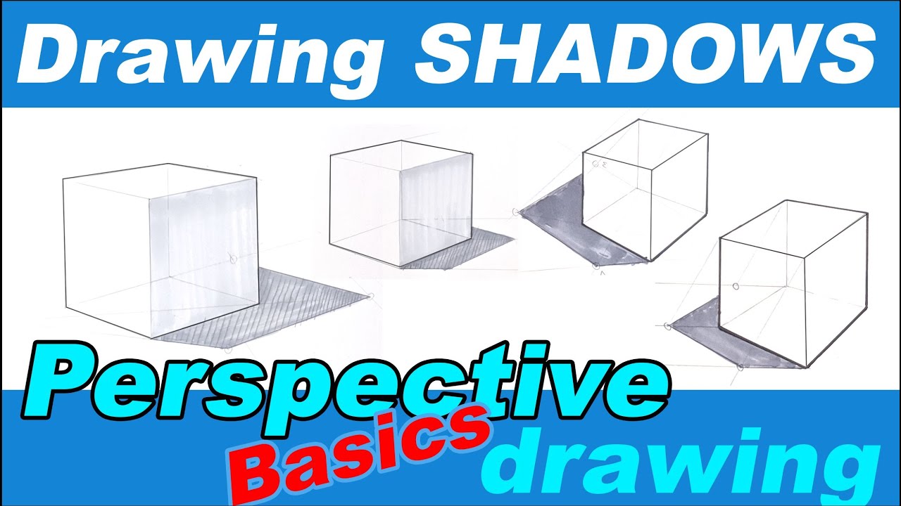 How To Draw Perspective Shadow - Drawing Cast Shadows In Perspective
