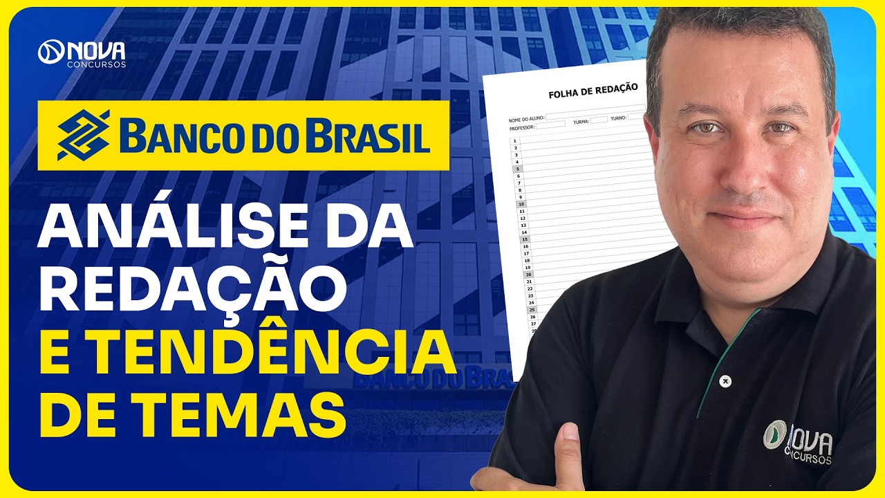 CONCURSO Banco do Brasil 2026 | Como se Preparar para a Redação ⚠️