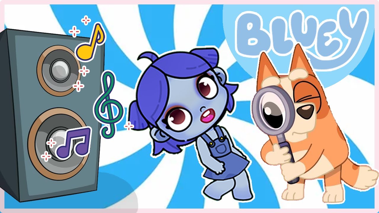 BLUEY Estatuas Musicales ll AVATAR WORLD ll Roleplay #avatarworld #bluey