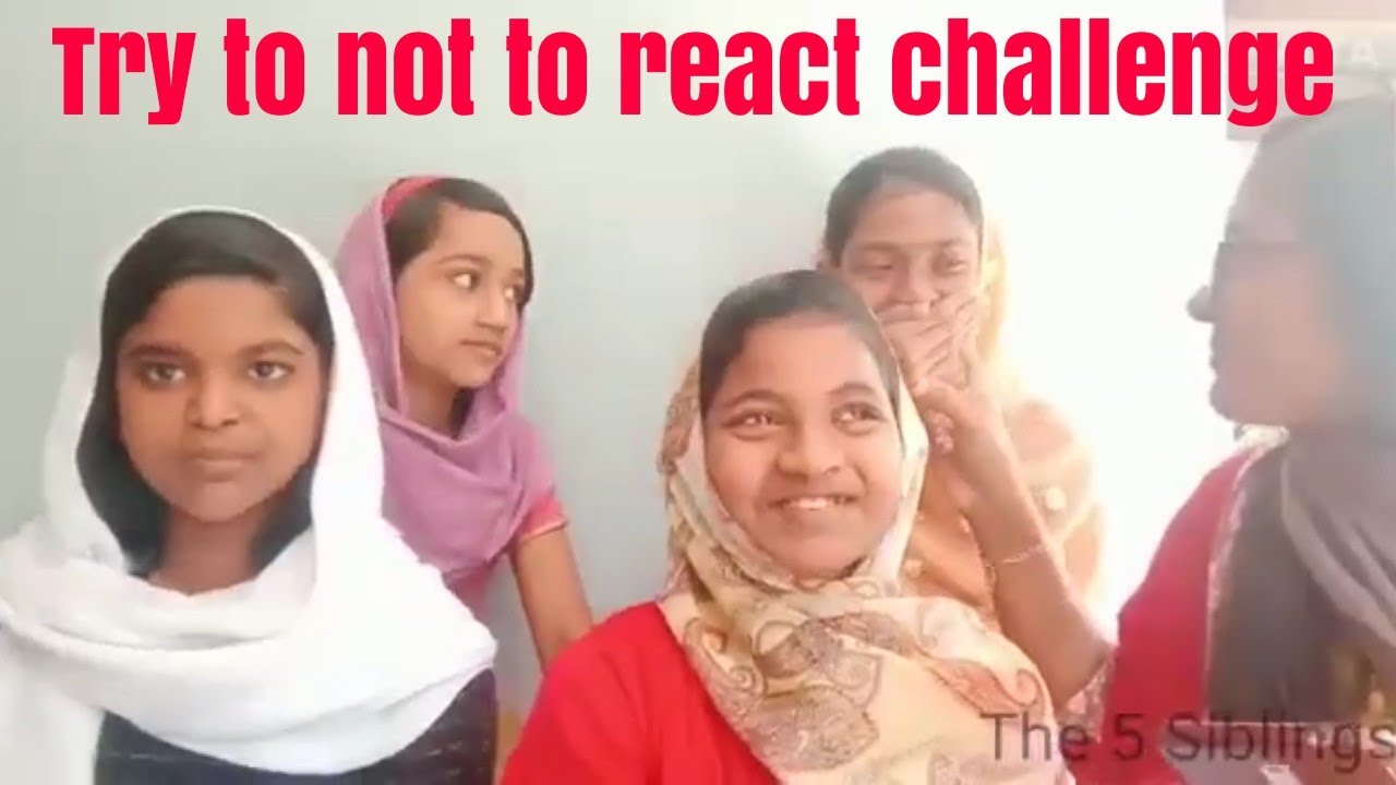 /Try not to react challenge/Panipaali😅😱/The Five Siblings/