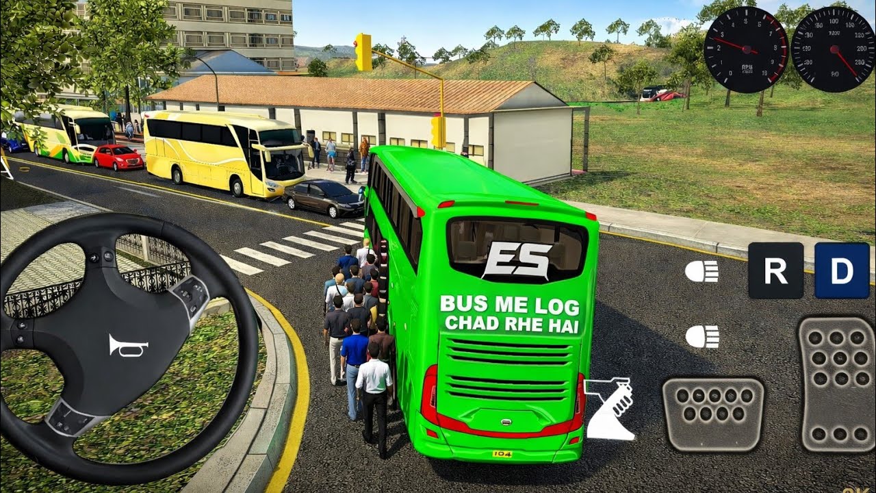 Bus Simulator Gameplay | Bus Me Log Chadte Hue | Realistic Bus Driving 8K