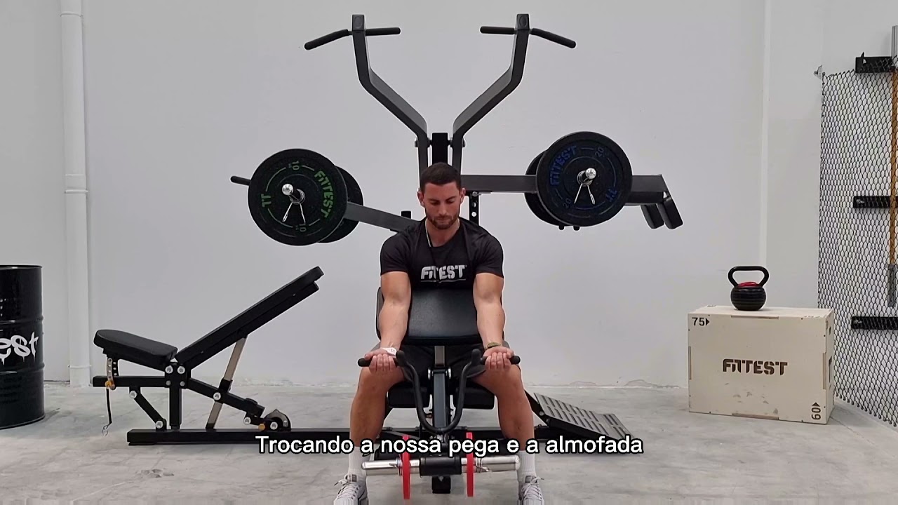 Miguel Guimarães mostra Multiestação Plate Loaded Plus