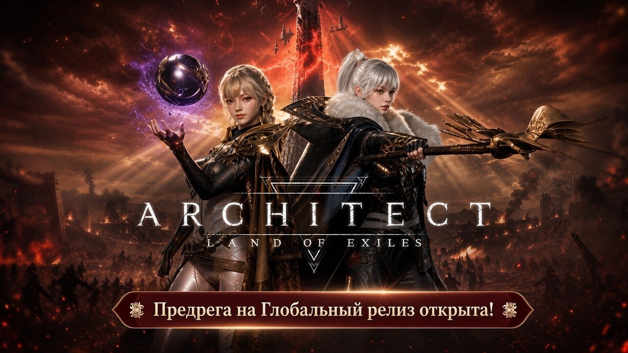 Предрега на глобальный релиз ТОП MMORPG Кореи открыта! - Architect: Land of Exiles