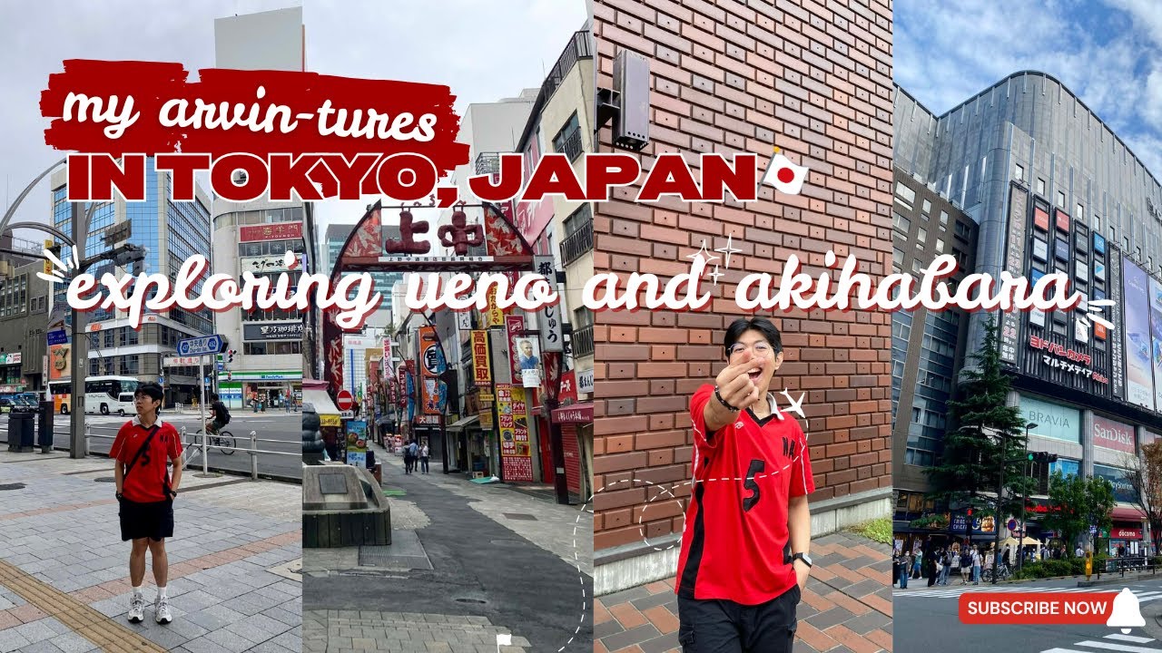 Japan Arvin-tures: Going to Japan, exploring Ueno & Akihabara