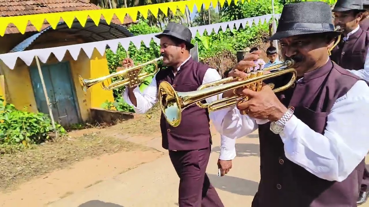 St Antony Church Naravi #brassband #band #feast  #konkani #mangalore